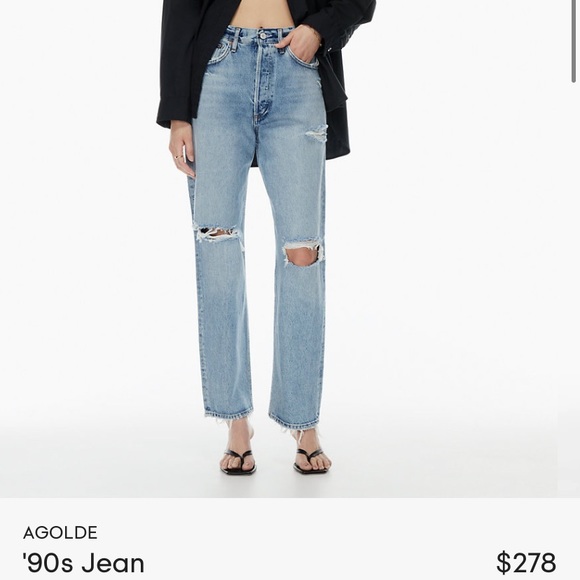 Agolde 90’s Jeans Size 26 - Picture 4 of 4